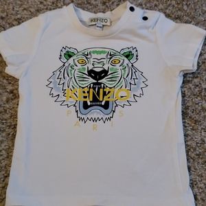 COPY - Kenzo white short sleeved t-shirt with tig…
